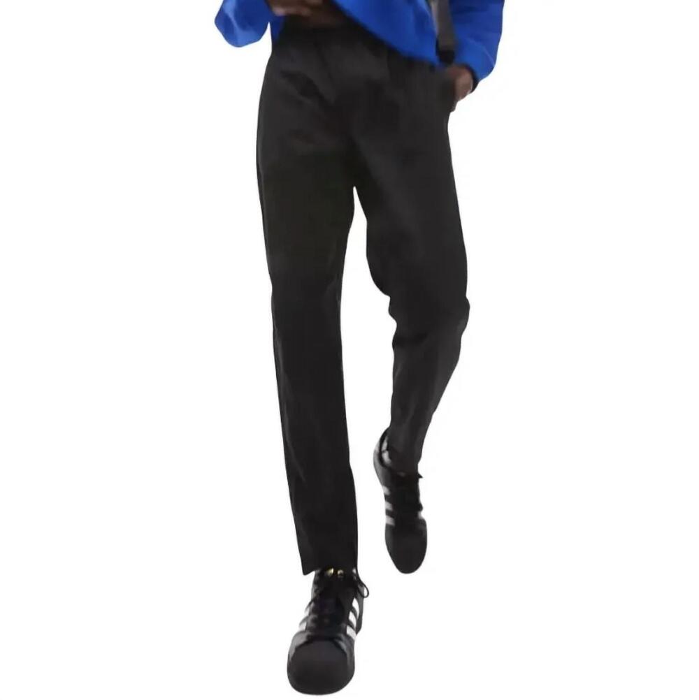 NEW TOPMAN women's slim fit pants in black